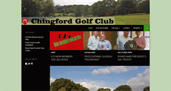 Desktop Screenshot of chingfordgolfclub.org.uk