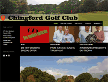 Tablet Screenshot of chingfordgolfclub.org.uk
